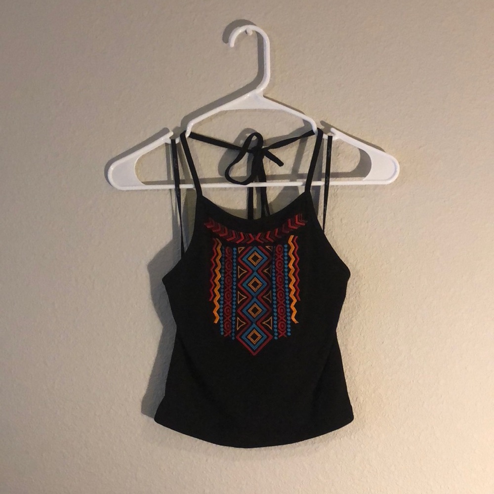 Colorful Halter Top